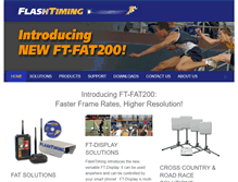 Tablet Screenshot of flashtiming.com